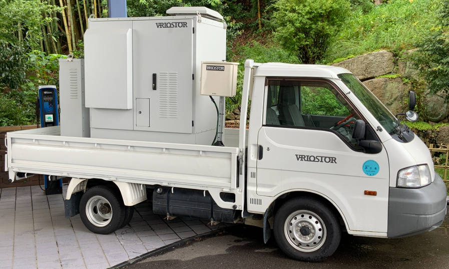 香川県高松市 当社保有設備 メタノール燃料電池 移動電源車